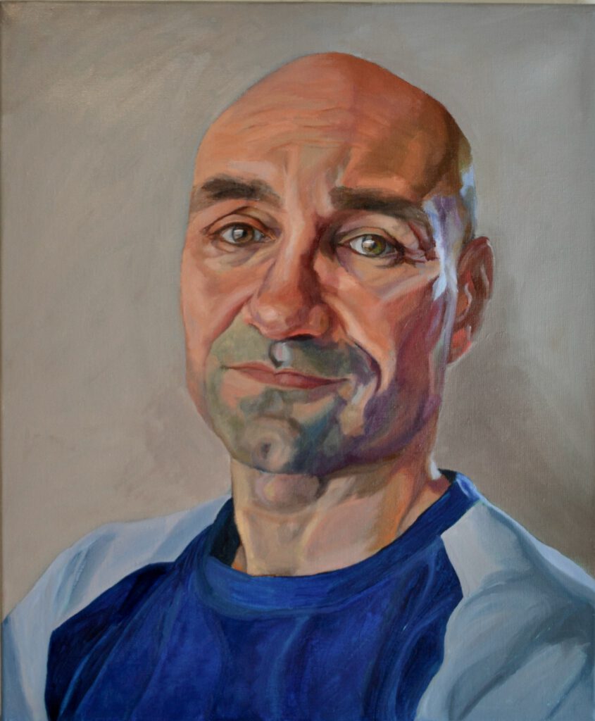 Portret schilderij van Perry Ubeda